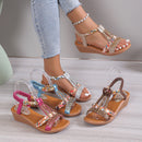 e??£¤Last Day Promotion 50% OFF - Women's New Summer Rhinestone Open Toe Orthopaedic Sandals