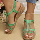 e??£¤Last Day Promotion 50% OFF - Women's New Summer Rhinestone Open Toe Orthopaedic Sandals