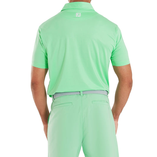 Abacus Print Lisle Golf Shirt
