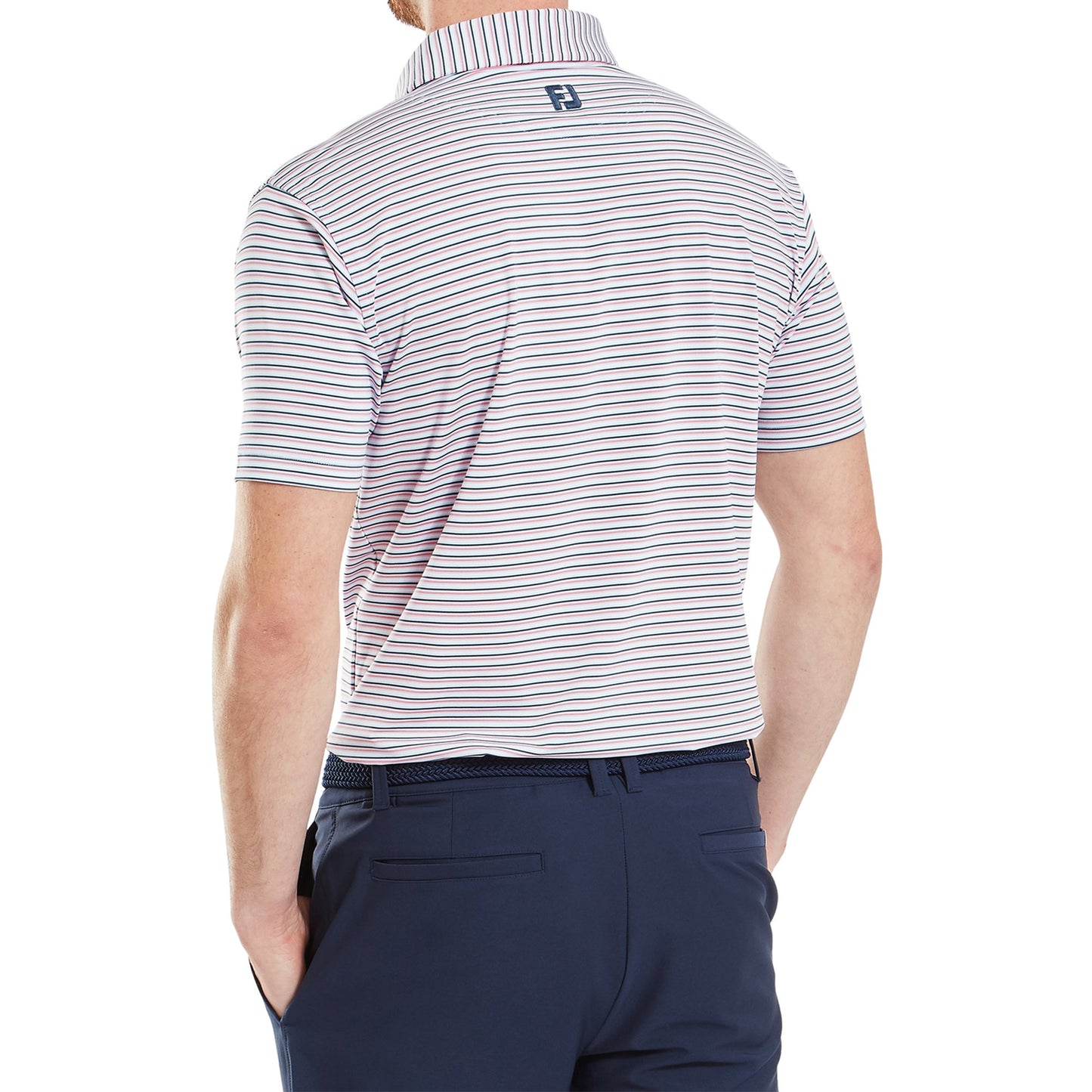 Balance Stripe Lisle Golf Shirt