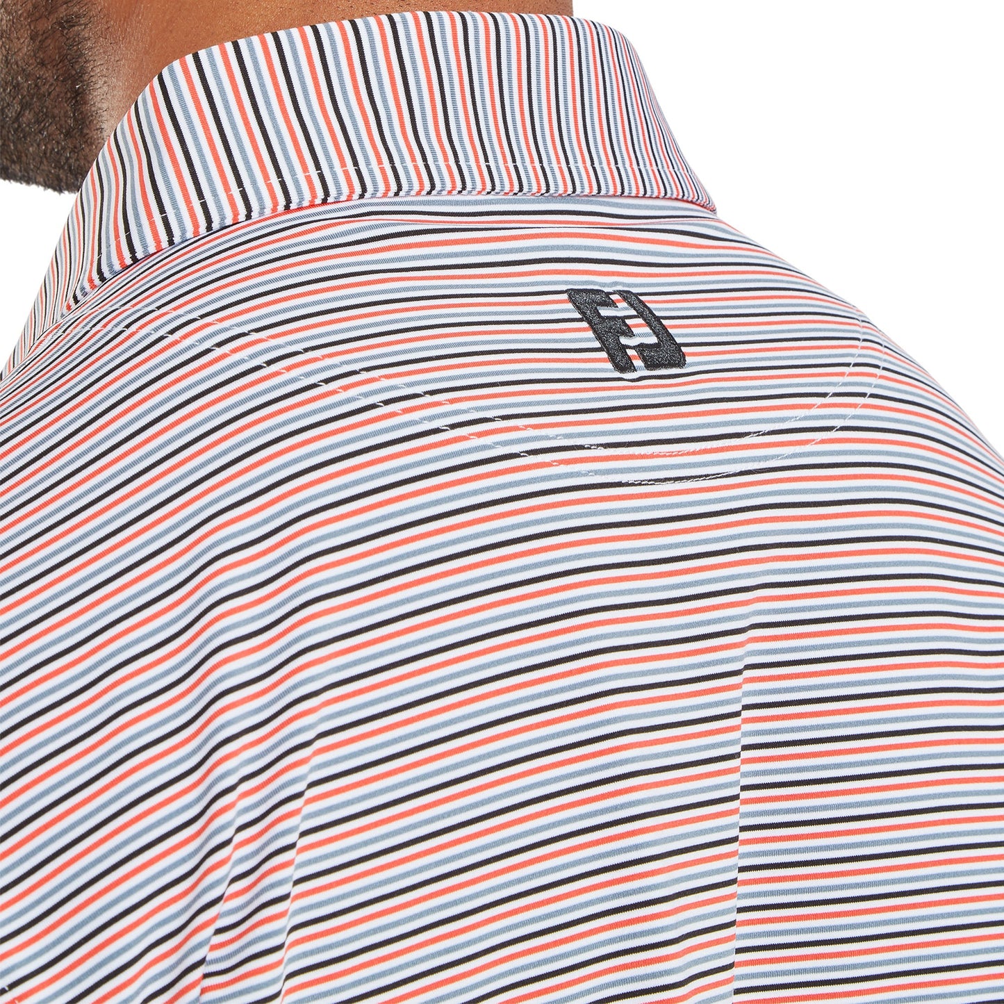 Balance Stripe Lisle Golf Shirt