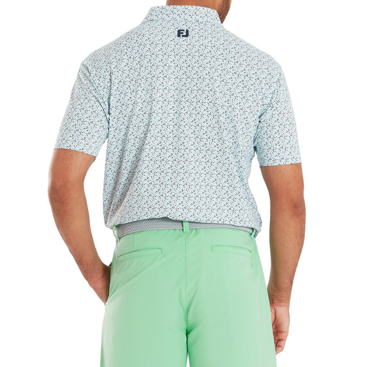 Gamer Print Pique Golf Shirt