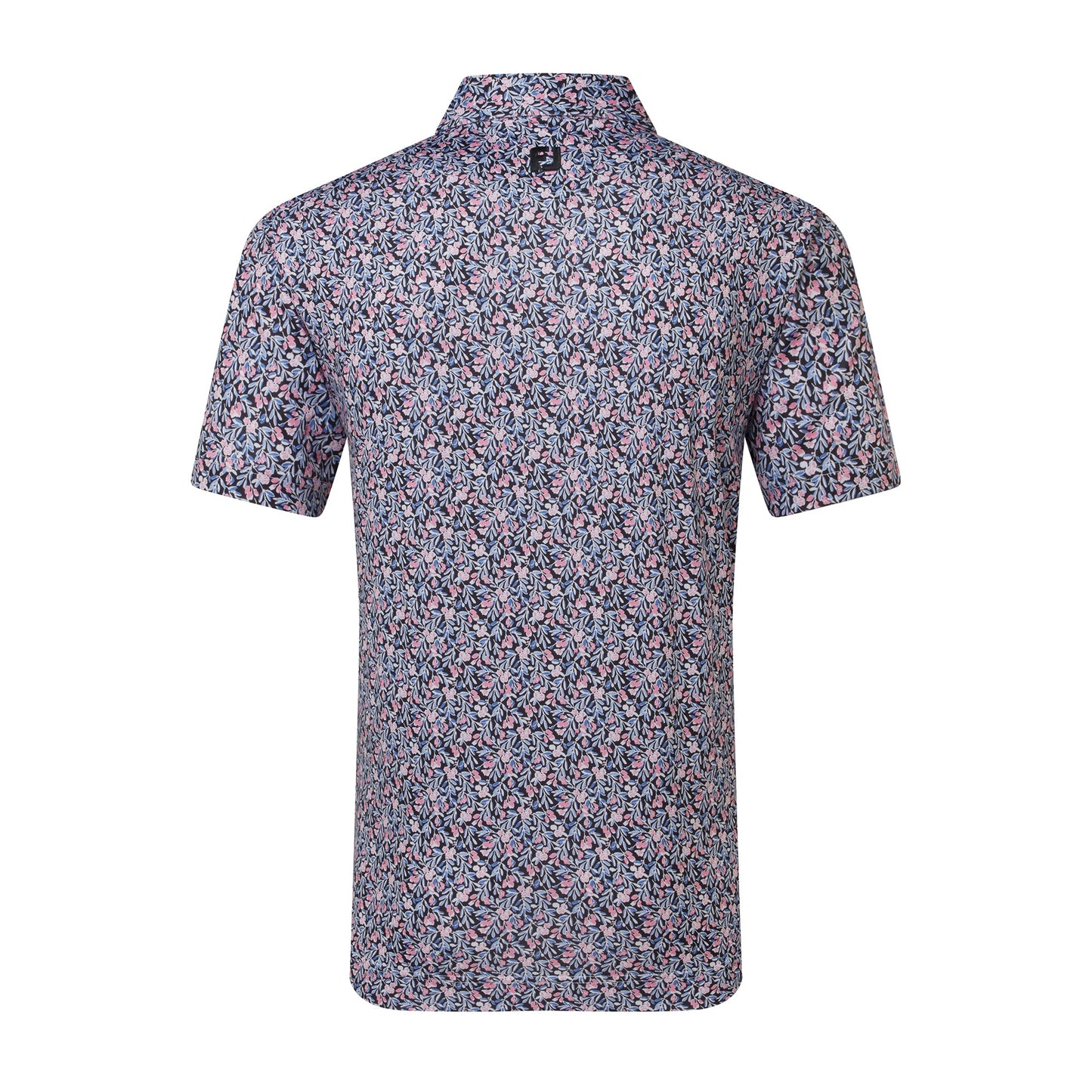 Meadow Print Lisle Golf Shirt