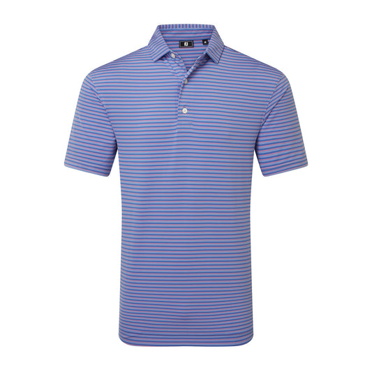 Shadow Stripe Lisle Golf Shirt
