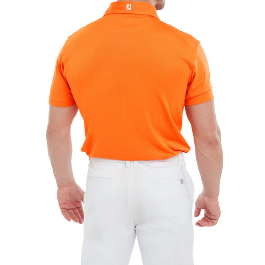 Stretch Pique Solid Golf Shirt