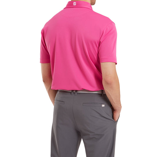 Stretch Pique Solid Golf Shirt