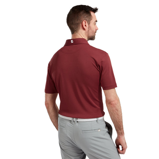Stretch Pique Solid Golf Shirt
