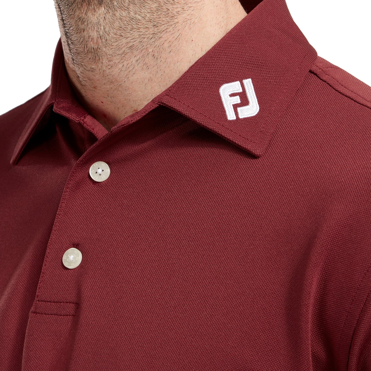 Stretch Pique Solid Golf Shirt