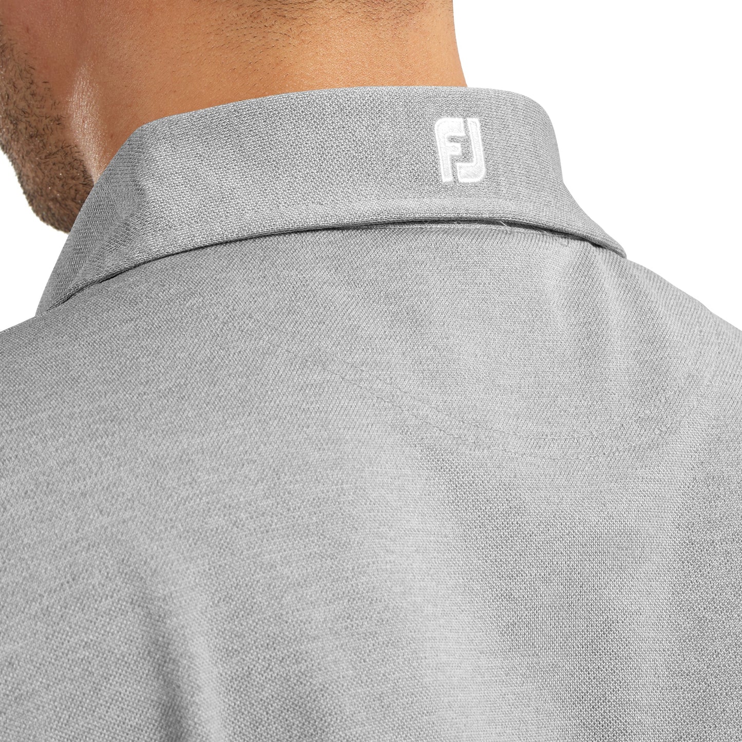 Stretch Pique Solid Golf Shirt