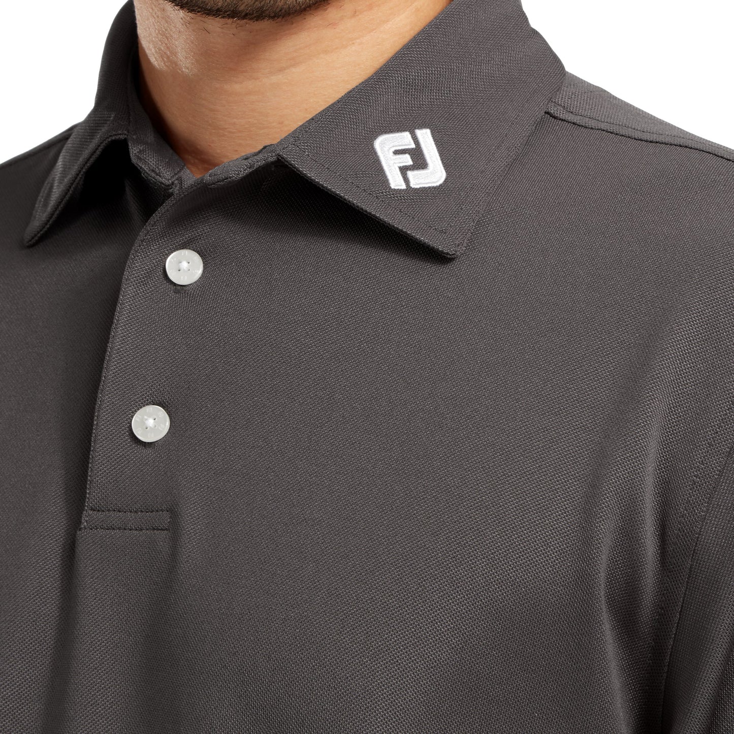 Stretch Pique Solid Golf Shirt