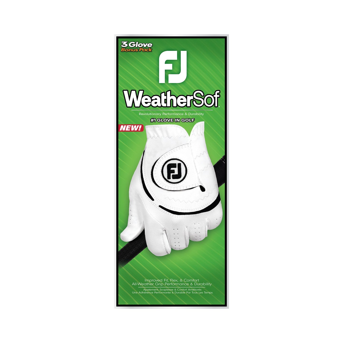 WeatherSof Golf Glove MLH 3-Pack