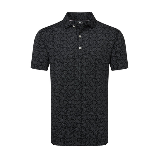 Wingtip Floral Lisle Golf Shirt