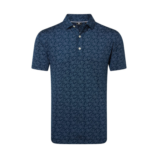 Wingtip Floral Lisle Golf Shirt