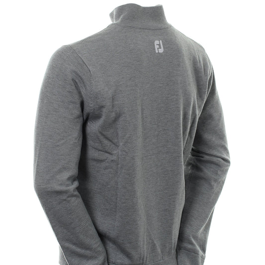 Wool Blend Lined 1/2 Zip Sweater