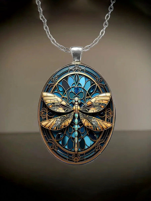 Boho Dragonfly Pendant Necklace