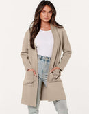 ANRABESS Cardigan Sweater for Women Casual 2023 Fall Winter Fashion Coat Long Sleeve Open Front Knit Coatigan Clothes