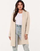 ANRABESS Cardigan Sweater for Women Casual 2023 Fall Winter Fashion Coat Long Sleeve Open Front Knit Coatigan Clothes