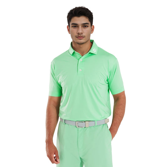 Abacus Print Lisle Golf Shirt