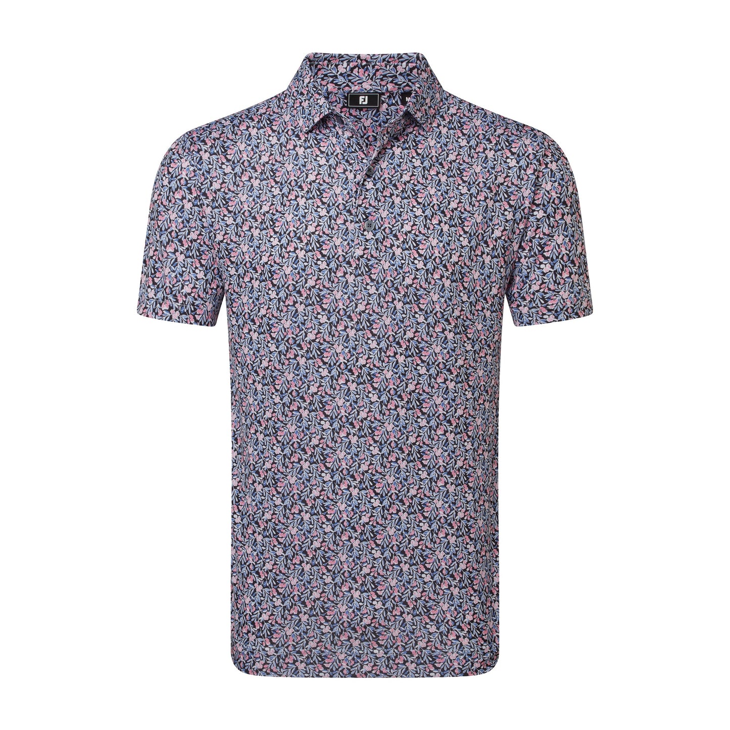 Meadow Print Lisle Golf Shirt