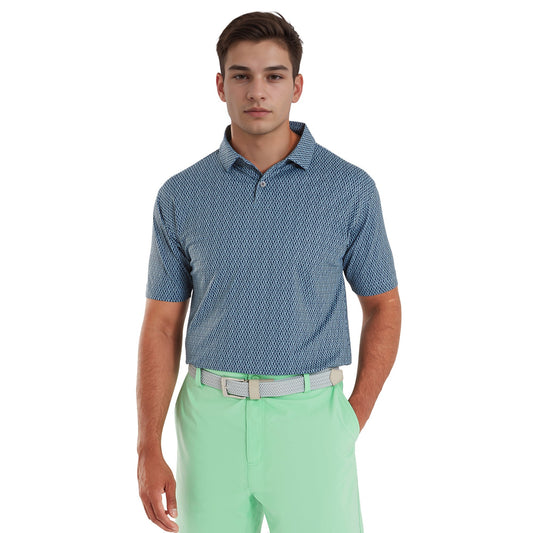 Modernist Geo Pique Golf Shirt