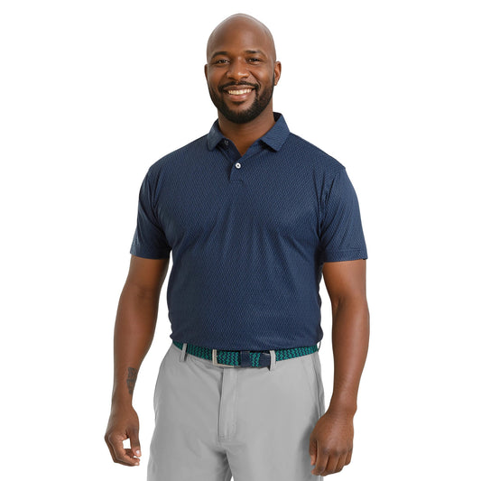 Modernist Geo Pique Golf Shirt