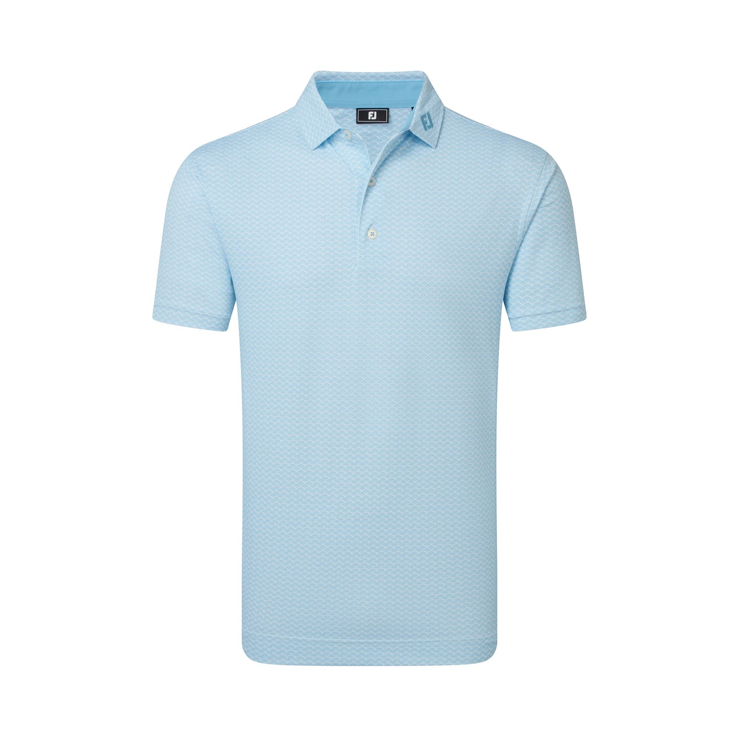 Scallop Geo Pique Golf Shirt