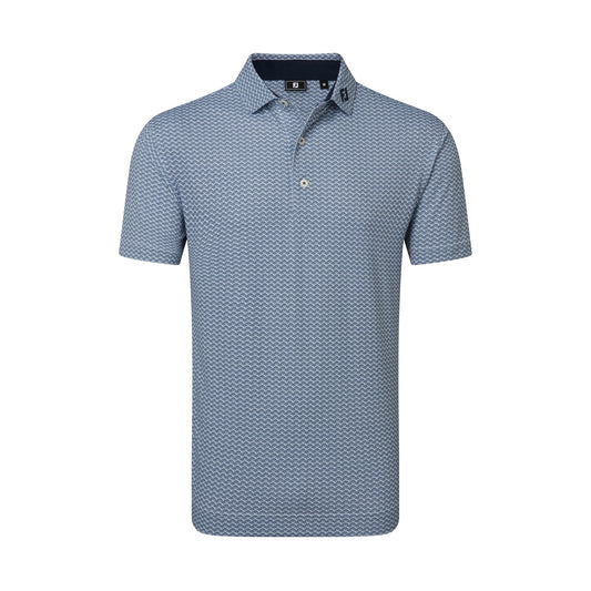 Scallop Geo Pique Golf Shirt