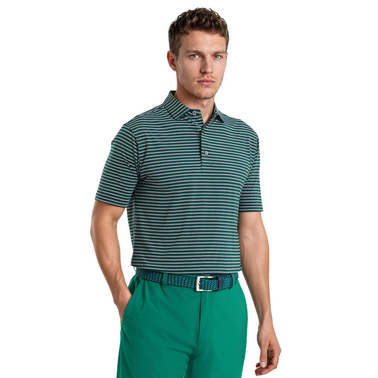 Shadow Stripe Lisle Golf Shirt