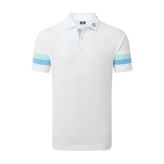 Sleeve Stripe Pique Golf Shirt