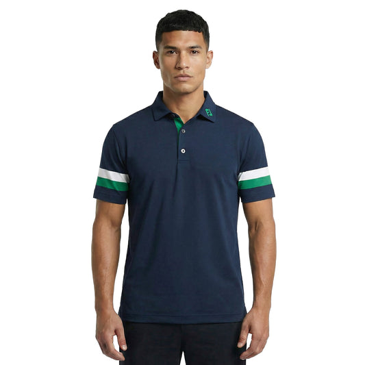 Sleeve Stripe Pique Golf Shirt