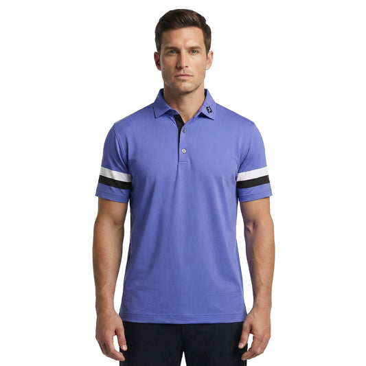 Sleeve Stripe Pique Golf Shirt