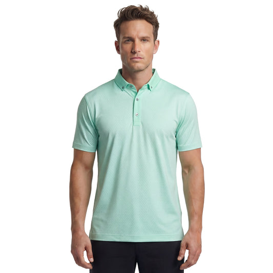 Star Geo Jacquard Golf Shirt