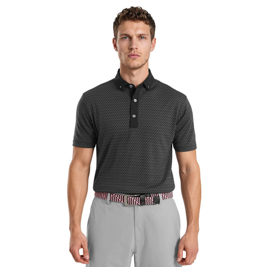 Star Geo Jacquard Golf Shirt