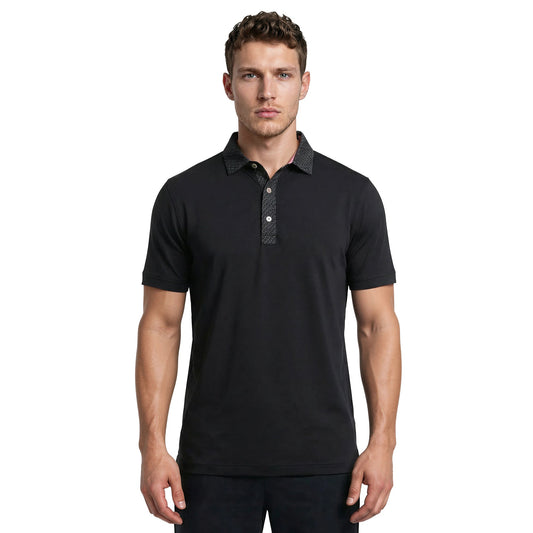 Star Geo Trim Pique Golf Shirt