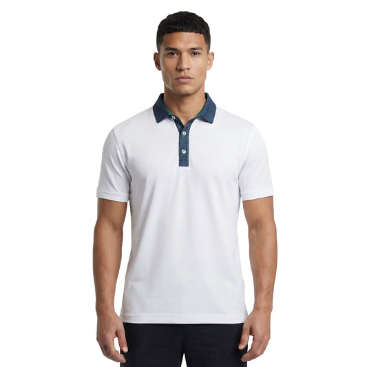 Star Geo Trim Pique Golf Shirt