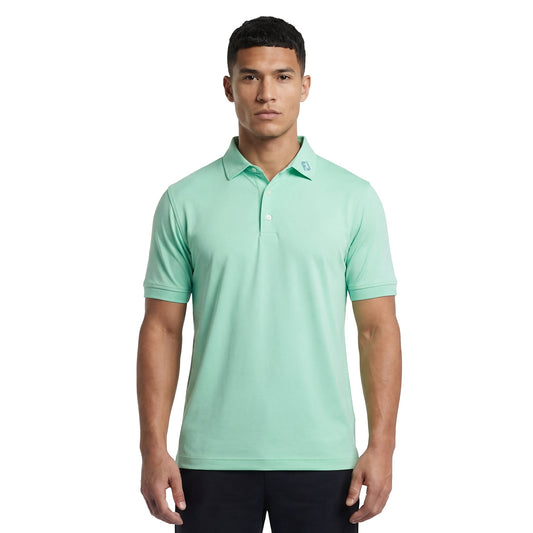 Stretch Pique Solid Golf Shirt