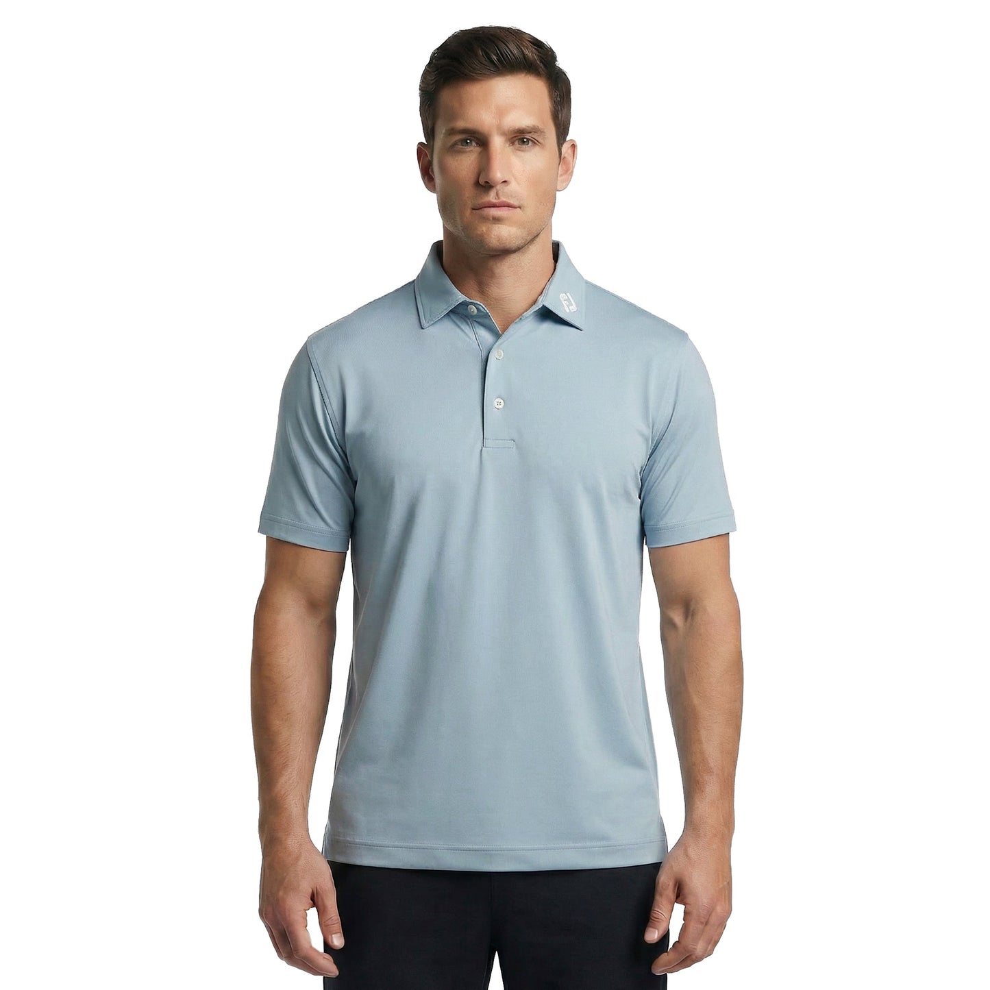 Stretch Pique Solid Golf Shirt