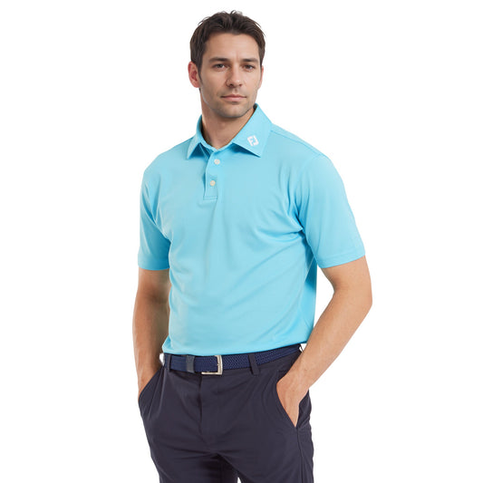 Stretch Pique Solid Golf Shirt