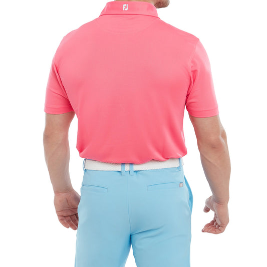 Stretch Pique Solid Golf Shirt