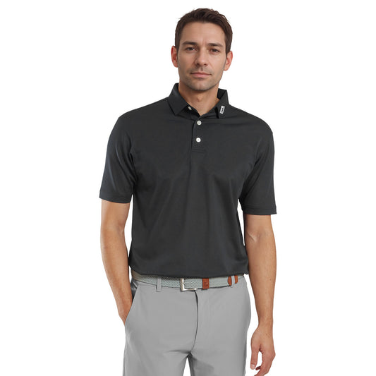 Stretch Pique Solid Golf Shirt