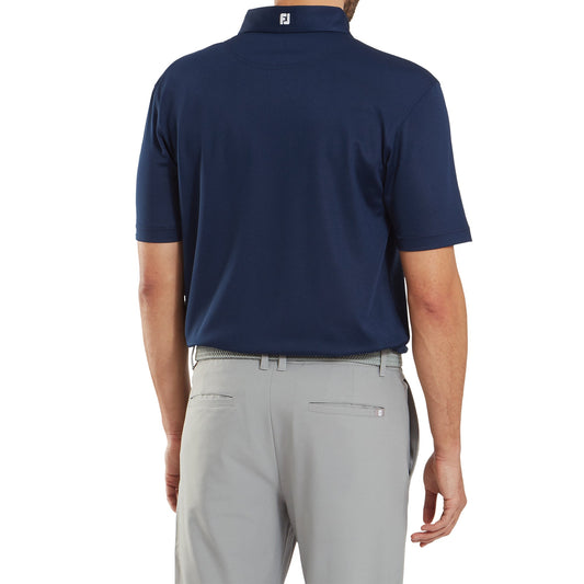 Stretch Pique Solid Golf Shirt