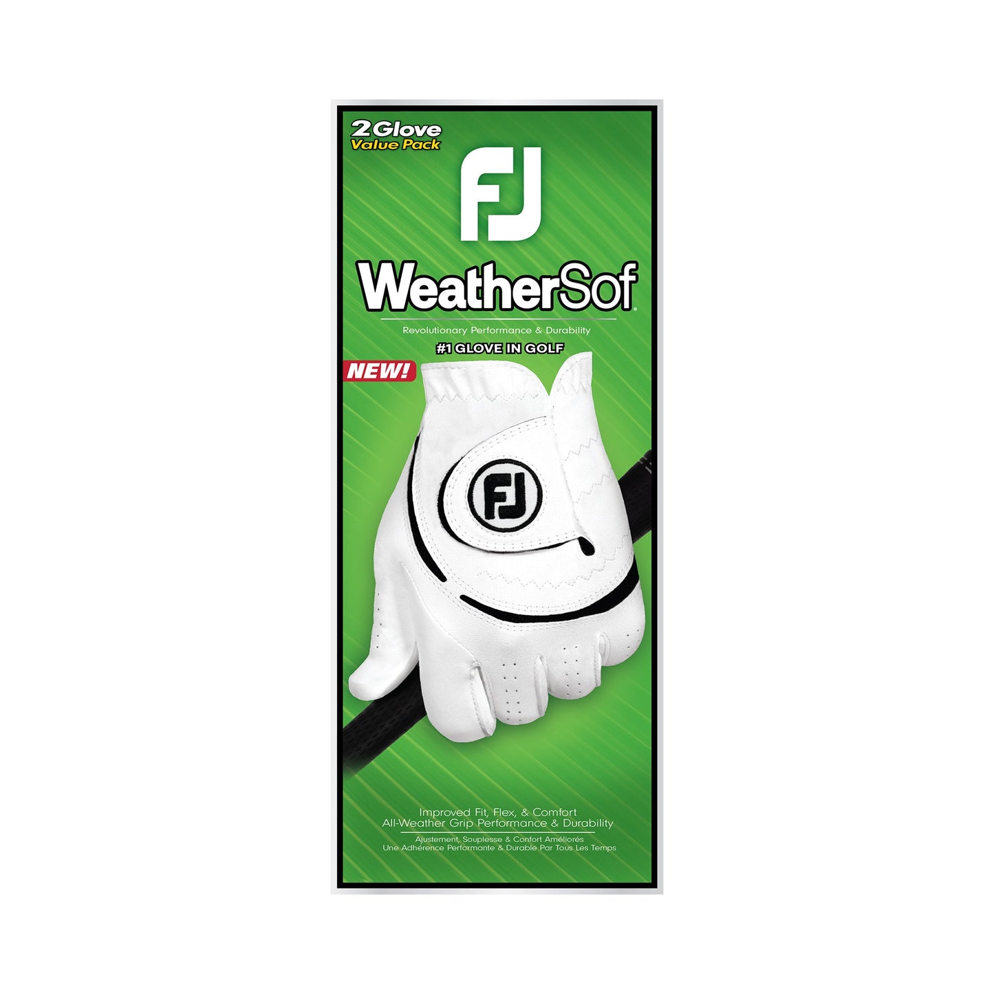 WeatherSof Golf Glove MLH 2-Pack