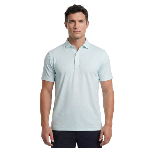 Wingtip Floral Lisle Golf Shirt