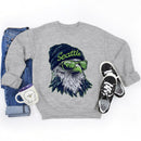 Spirit Animal Football Graphic Sweatshirts - City Animal Sports Pullover