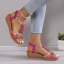 e??£¤Last Day Promotion 50% OFF - Women's New Summer Rhinestone Open Toe Orthopaedic Sandals