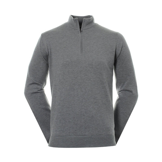 Wool Blend Lined 1/2 Zip Sweater